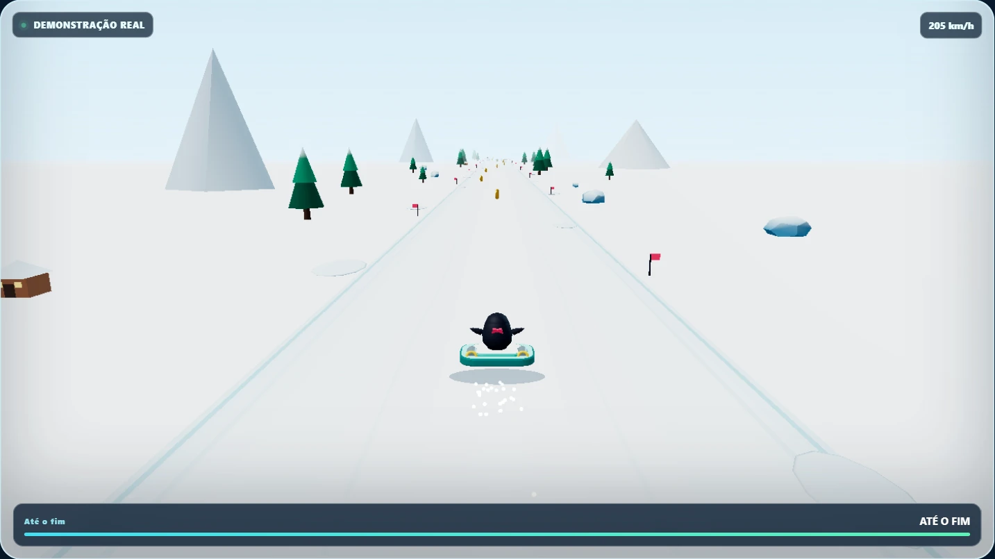 Aumento permanente de velocidade na pista real do jogo